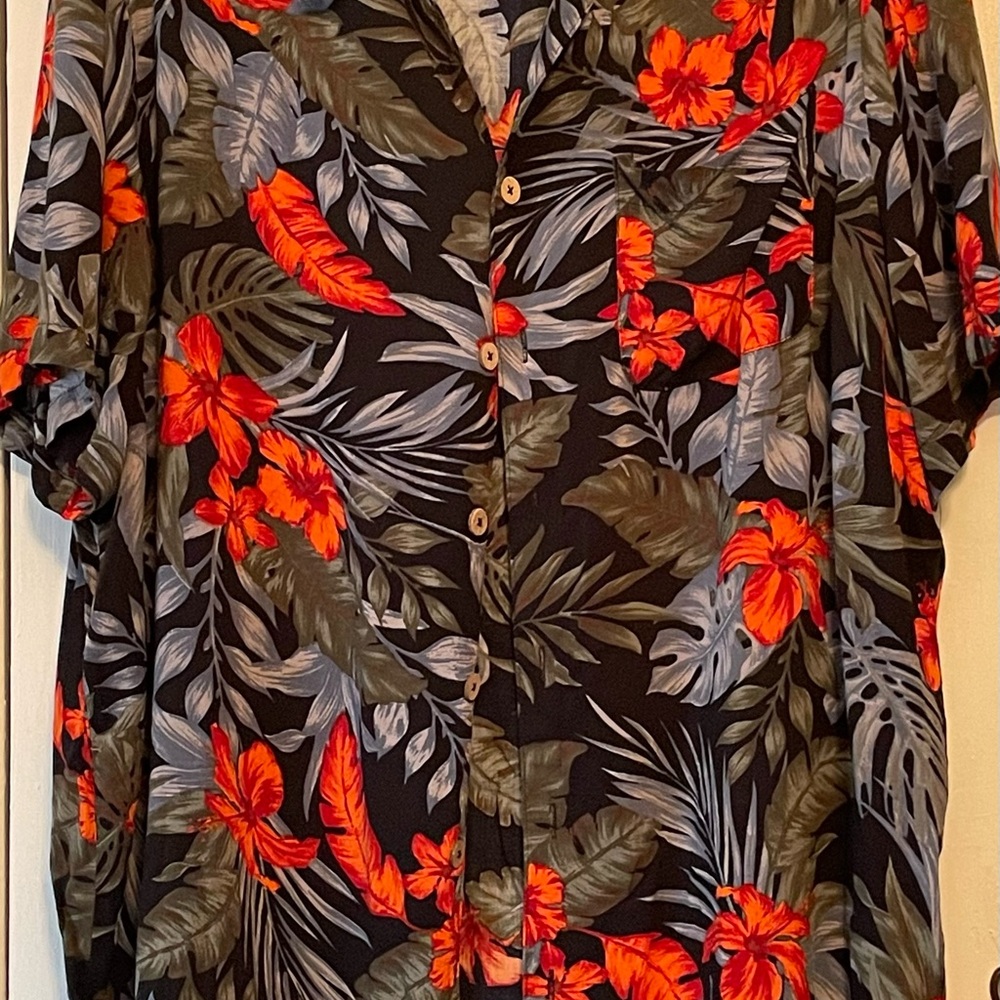 Tropical Floral Men's Shirt